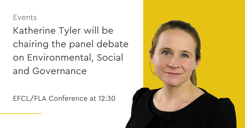 Katherine Tyler, Legal Counsel in our Criminal Litigation Team, will be chairing the panel debate on Environmental, Social and Governance #ESG at #EFCLFLA22 London Conference at 12:30.