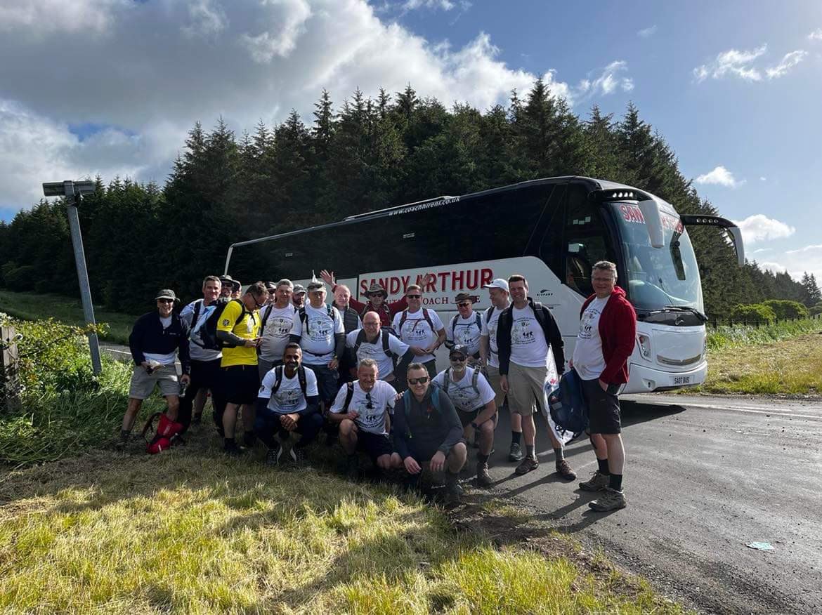 Very proud to have helped out the team from Walking in the Footsteps of Giants, who are out this weekend walking the Ulster Trail raising funds for both the <a href="/NIHospice/">NI Hospice</a> and the <a href="/BritishRedCross/">British Red Cross 🧡</a> appeal for Ukraine.
The team have raised an amazing £25000 so far. 👏👏