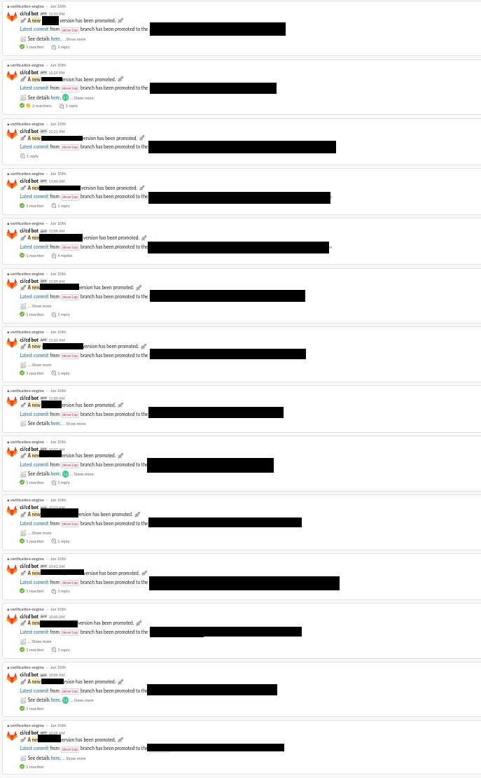 You know what they say about deploying on Fridays, right?

Well... 14 deployments to production (different services) this morning 😎