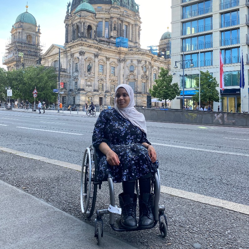 dmuleicester's tweet photo. 🗨 It’s fantastic there is this amount of support for a disabled person and it makes sure I can enjoy a DMU Global trip and do the same things as everyone else 🗨

Read how Umaymah enjoyed her first solo trip overseas thanks to @DMUglobal and @DMUwellbeing 🤗🙌

#MadeFromMore