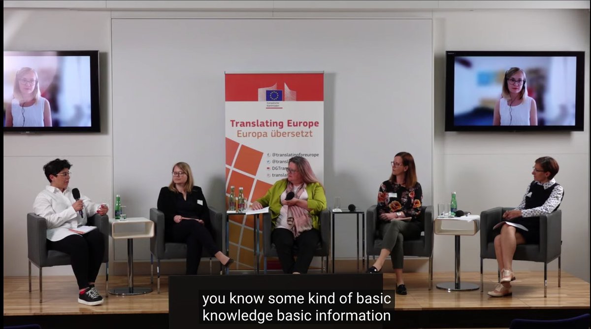 It's so interesting to hear discussions about training language professionals, but I always get a little bit afraid about all the skills universities are asked to cover, the limited time we have to train professionals and the speed at which the market changes. #TranslatingEurope