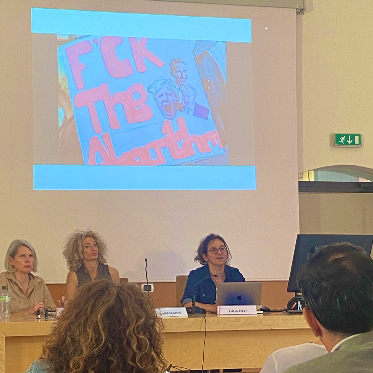 Fo_Elettrica's tweet image. #fuckthealgorithm 

Against the logic of controlling algorithms, some think that the only choice is to reject them. But can we really eliminate them from our lives? 

Isightful Marion Fourcade (@UCBerkeley) at #SISEC2022