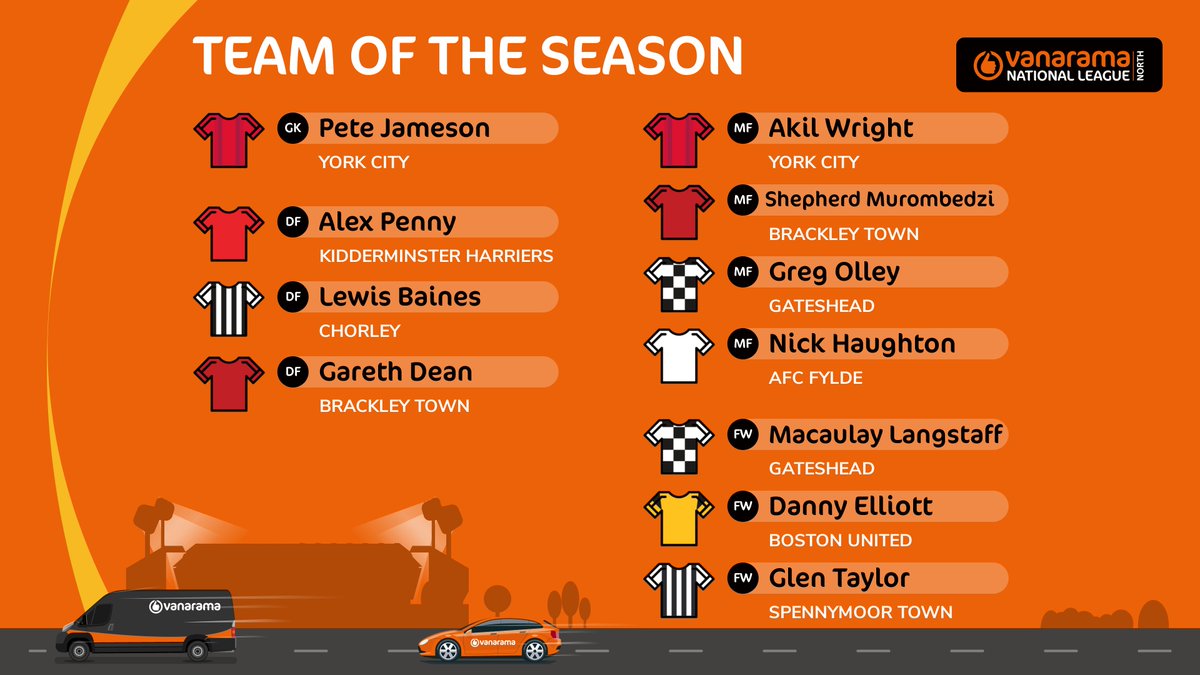 Our Team of the Season for @TheVanaramaNL North! 👏⬇️