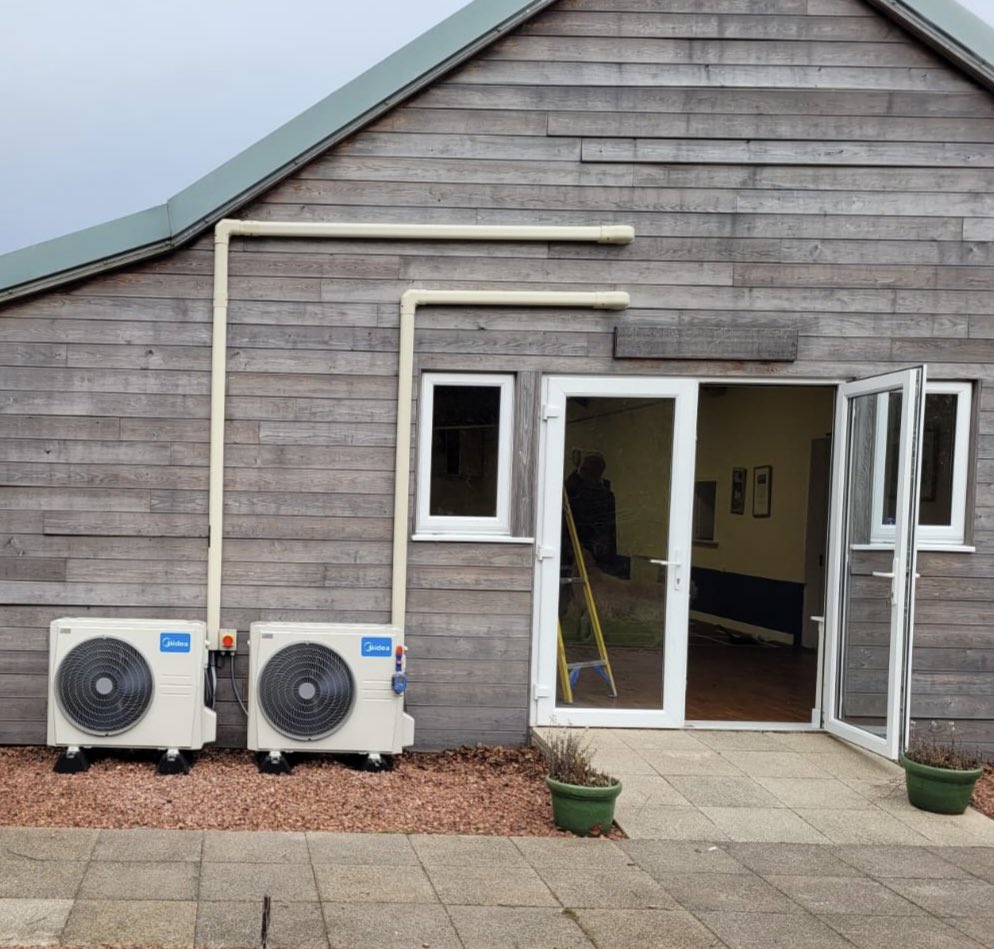 Cool &amp; Easy were recently asked to design, supply and install an internal climate control system to Mossdale Community Village Hall.

This allows them now to have full frost protection and complete control over their heating and cooling requirements whether it’s winter or summer