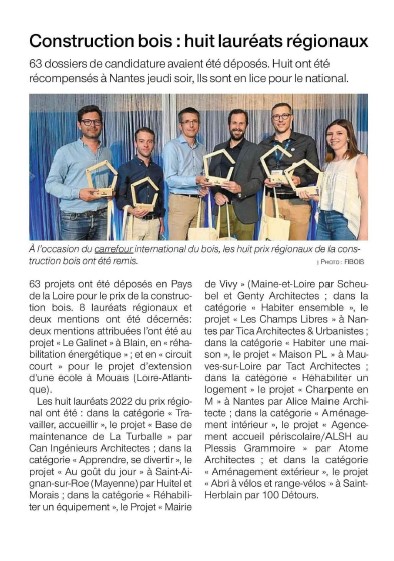 E Q U I P E 
de gauche à droite, Antoine Motte et Bruno Trovalet pour <a href="/urbanmakers_/">urbanmakers</a> , William Crouin et Aurélien Chéné pour <a href="/egis/">Egis</a> et Edouard Bonnin pour LCA construction Bois et Pauline Monte <a href="/urbanmakers_/">urbanmakers</a> 
<a href="/OuestFrance44/">Ouest-France 44</a> <a href="/FiboisFrance/">FIBOIS FRANCE</a>