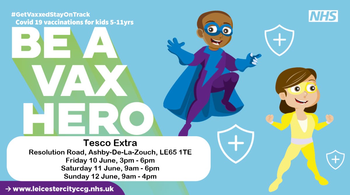 Walk in Vaccinations available at Tesco.