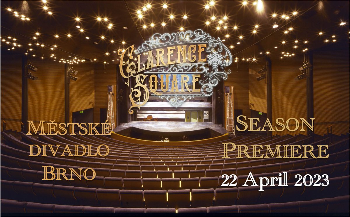 Snowflakes are falling.. ❄️

CLARENCE SQUARE starts its journey in the Czech Republic premiering at the beautiful Městské divadlo Brno in April 2023 🤍
<a href="/ShyMusicPro/">Shy Music</a> 💙

#ClarenceSquareTheMusical #NewMusical #WorldPremiere #MěstskédivadloBrno #SnowflakesAreFalling