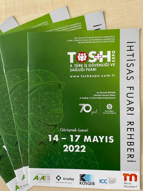 From May 14 to 17, 2022, Messe Düsseldorf GmbH and its local partner Tezulaş Fuar invited to Istanbul for TOS+H Expo – Turkiye´s leading trade fair for occupational safety and health. We at wohlgemuth+team are proud to have been able to cooperate with Messe Düsseldorf once again.