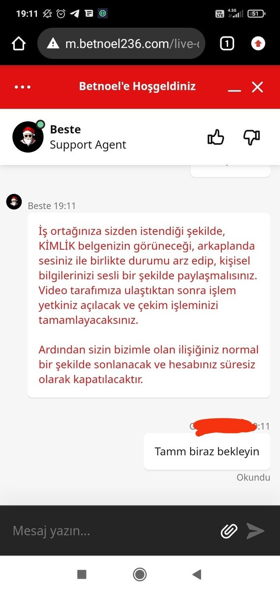 BetnoelID's tweet photo. @cilekbetsocial #BETNOEL sitesi ağır dolandırıcıdir arkadaşlar inanip yatırım yapmayın kazandığıniz an engellnirsiniz lisansı yoktur kanıtları ektedir bu sahtekarlara karşı dikkatli olun https://t.co/wG809C9HDF
