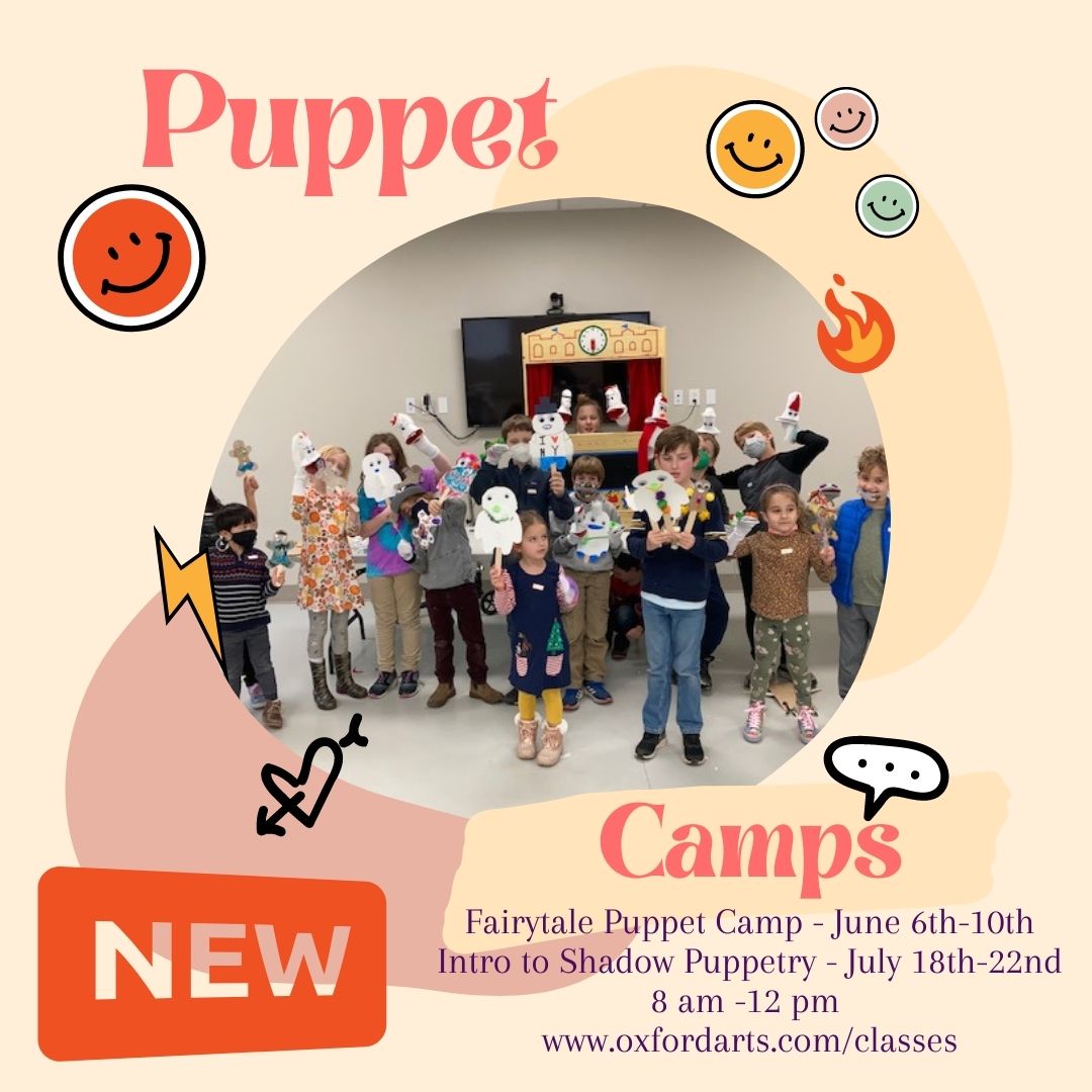 YACoxfordarts's tweet photo. The next puppet camp is coming up in July! Campers will learn about shadow puppets and make their own! #puppetcamp #summercamp https://t.co/AR1gf3eXGz https://t.co/C0CI0vHjNx