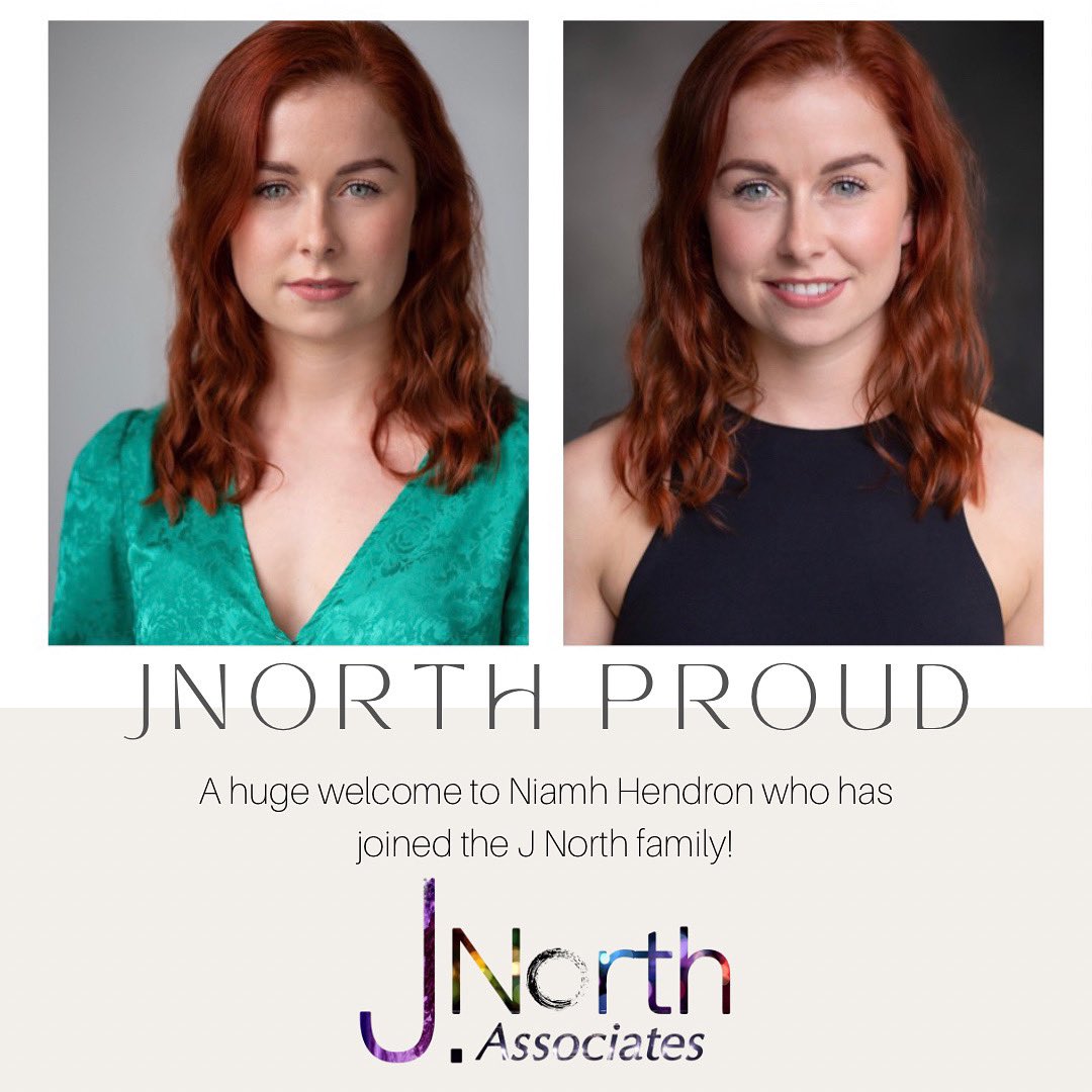 JNorthAssociate's tweet photo. Super excited to announce that Niamh Hendron (@NiamhMaz ) is now part of the J North family! 🙌🏼😁
.
Niamh is a graduate at @LeedsMusicDrama 👏🏼👏🏼
.
#singers #dancers #actress #industry #stagey #talent #triplethreat #jnorthassociates #jnorthproud #jnorthfamily https://t.co/ngMwJNisvF