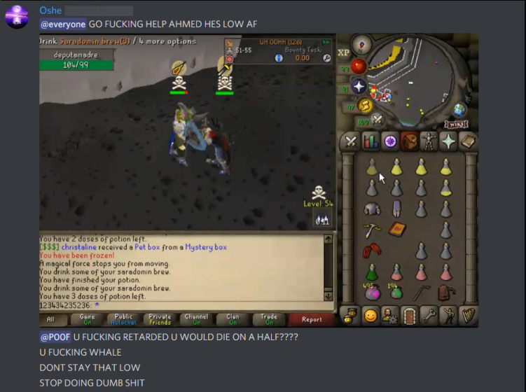 Sos OSRS tweet media