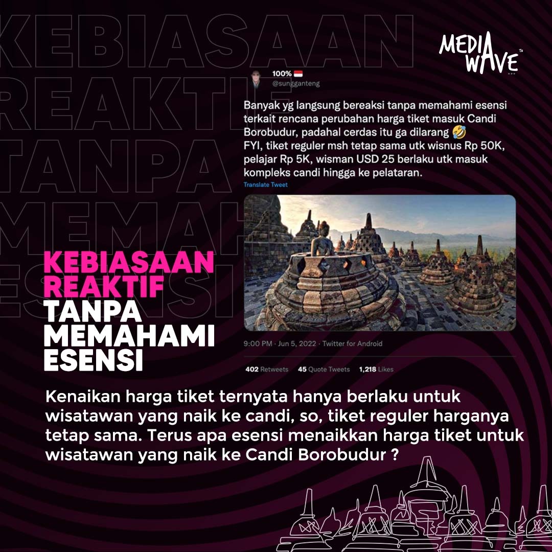 #CuitChart kali ini mau bahas polemik naiknya harga tiket Candi Borobudur! Warganet langsung meramaikan social media setelah pernyataan Pak Luhut kalau mau naik ke Candi Borobudur harus bayar 750k.