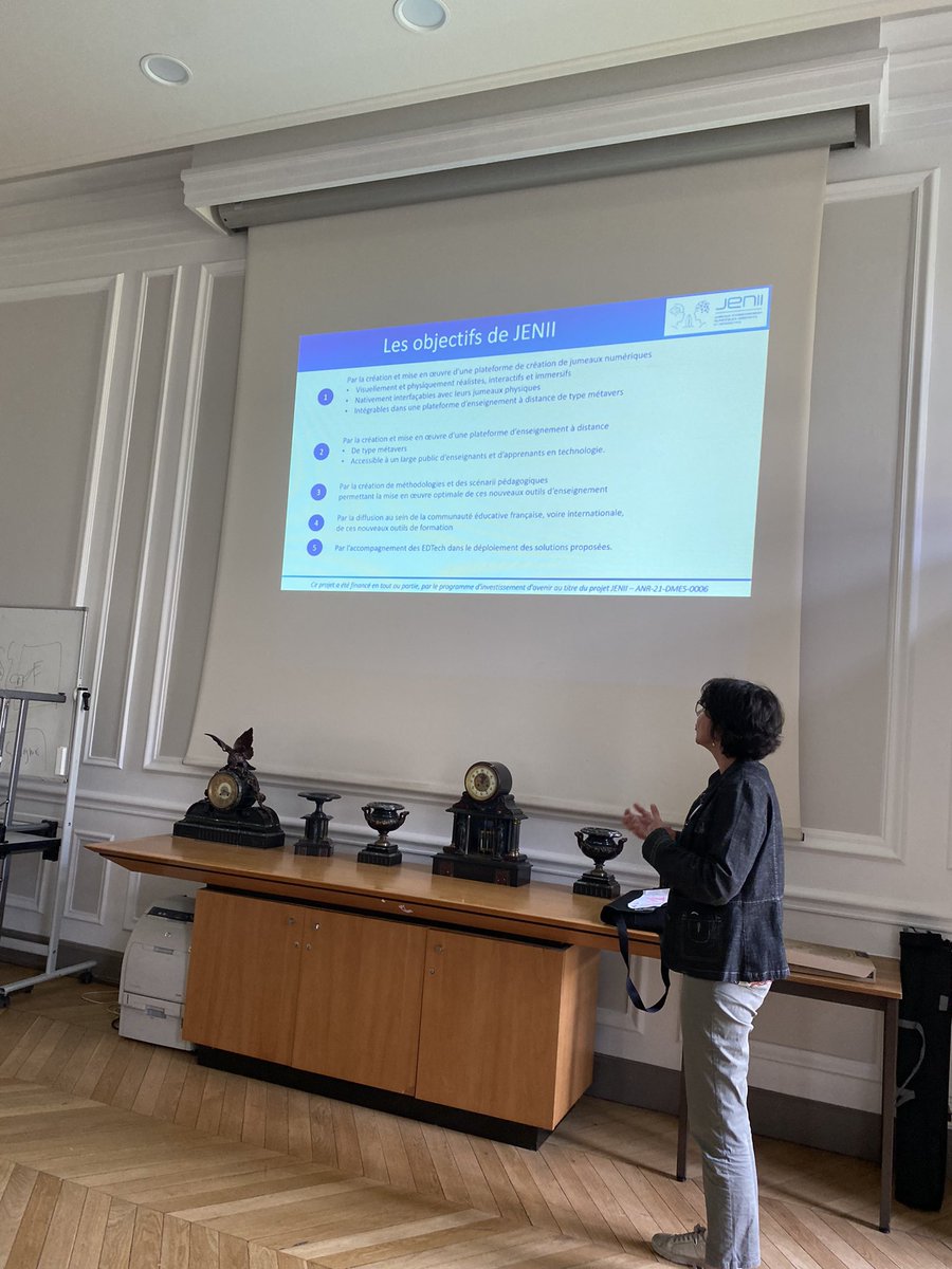 Smraihi's tweet photo. Après-midi de travail #jenii @JENII_ensam au programme point sur les WP et ateliers avec l’ensemble des partenaires @ArtsetMetiers_ @GroupeCESI @LeCnam @CEA_Officiel https://t.co/SWlNhIBjxD