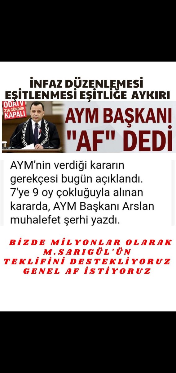 AF İSTİYORUZ 🙏🥀🕊️
<a href="/TBMMresmi/">TBMM</a> 
<a href="/TBMMGenelKurulu/">TBMM Genel Kurulu</a> 
<a href="/MustafaSentop/">Mustafa Şentop</a>