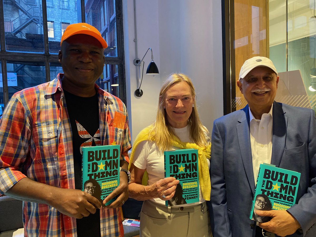 plumalleyco's tweet photo. Perfect night celebrating the release of @KathrynFinney s new soon to be @nytimes, #Buildthedamnthing! It contains a lifetime of her rich experience building businesses without the access afforded rich white men.

Go buy it. https://t.co/g6tGirtpp6