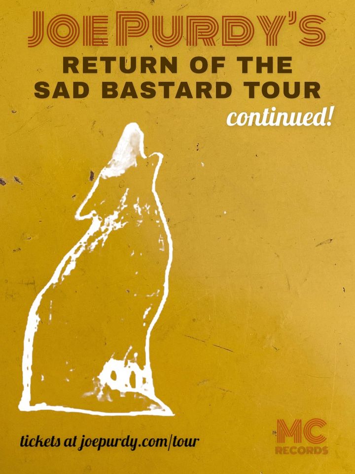 📣 JUST ANNOUNCED! 📣 <a href="/joepurdy/">Joe Purdy</a> will be playing in Lexington at <a href="/MMHLex/">Manchester Music Hall</a> on the Return of the Sad Bastard Tour on Monday September 19th. Tickets go on sale Wednesday, June 15th. Get your tickets here! --> bit.ly/JPurdyMMH22