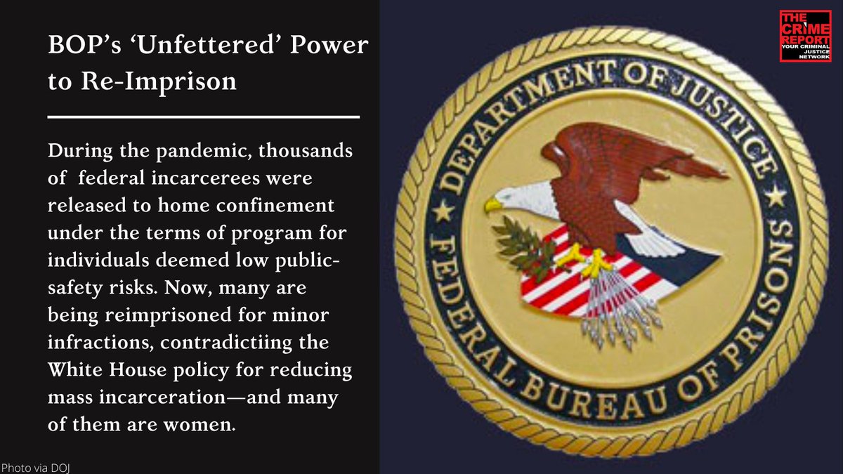 "At a time when this country should be focused on reducing the prison population, we are sending safe and valued members of our communities back, for minor and subjective infractions," writes <a href="/MsolOG/">Marisol Orihuela</a> <a href="/YaleLawSch/">Yale Law School</a> <a href="/PrisonPolicy/">Prison Policy Initiative</a> 
thecrimereport.org/2022/06/10/bop…
