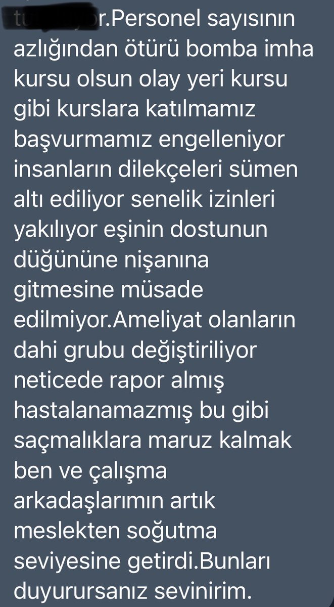 Ankara Yenimahalle TEM büro da çalışan arkadaşlar, TEM kadrolu olmasına rağmen sivil çalışması gerekirken, resmî istihkak da verilmeden üniformalı olarak çalıştırıldıklarını söylüyorlar. 
İlginç, bir o kadar da araştırılması bir durum… 
Duyuralım.
 <a href="/AnkaraValiligi/">T.C. Ankara Valiliği</a> <a href="/EmniyetAnkara/">Ankara Emniyet Müdürlüğü</a>