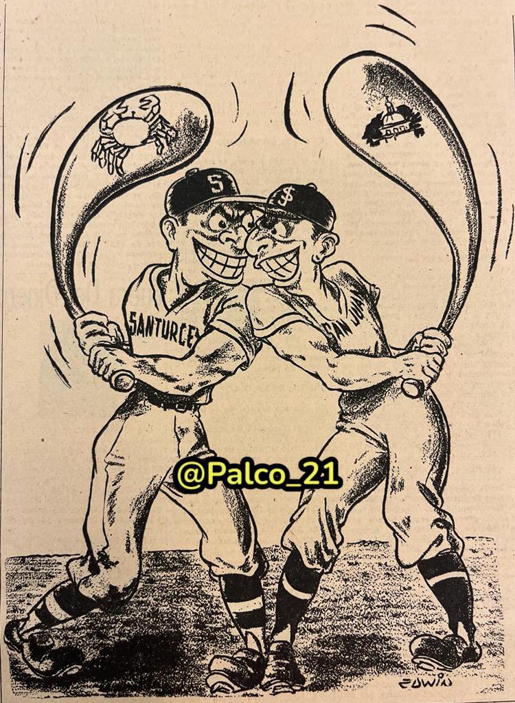 “El City Champ” @ parque Sixto Escobar San Juan PR🇵🇷 Cangrejeros del SANTURCE vs Los Senadores del SAN JUAN (1951PDPRxEdwin) #LosPrimos #NostalgiaBeisboleraPR ¡Pleibol! 🇵🇷  ↕️