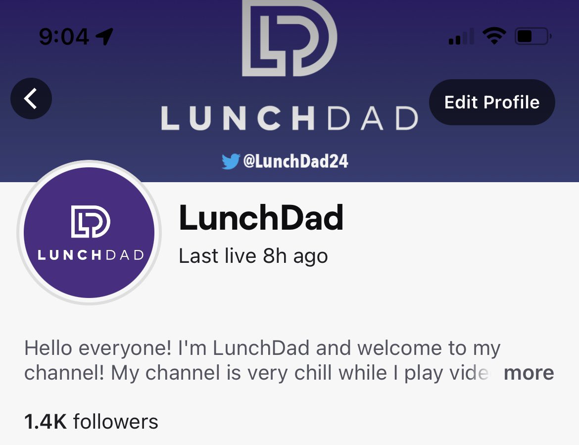 LunchDad24's tweet photo. We hit 1400 followers! Thank you for the love &amp; support! #Twitch #TwitchStreamer https://t.co/yZCSHSIaUa