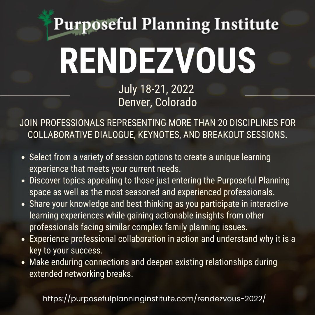 Preferred pricing ends Monday, June 13th! 

At Rendezvous you will meet remarkably authentic leaders who will share their latest thinking, best practices, tools, and practical tips.  

Join us to connect, learn, and engage + exceptional programming.   bit.ly/3vfeuli