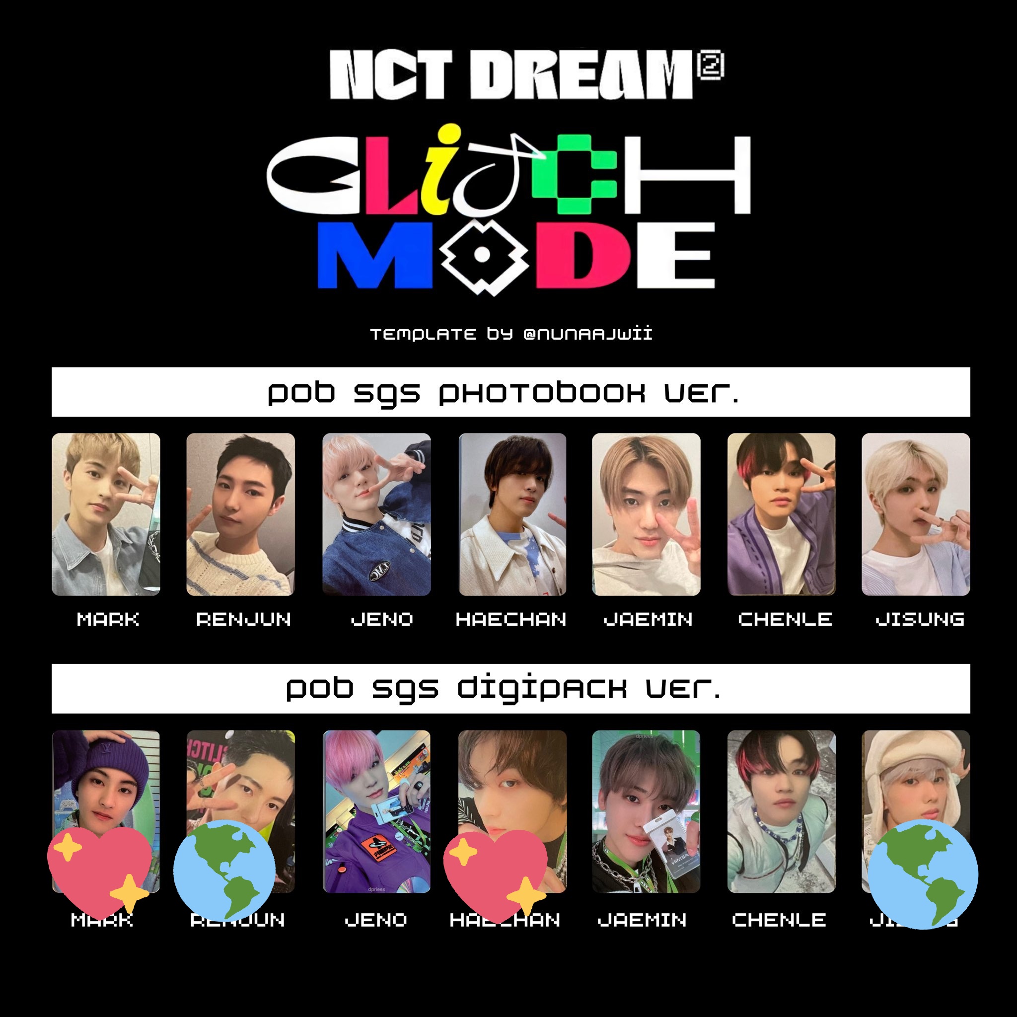 nct127 ヘチャン sgs トレカ sticker nct 少なから deluxe - K