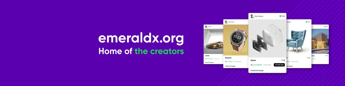 oliverkay_ec's tweet photo. Emerald X - the NFT and Intellectual Property Rights (IPR) Marketplace designed specifically for the Professional Design Community is about to launch. Sneak preview &amp; whitelist: https://t.co/GDsfJU1xwD  #design #metaverse #meta #3dprint #3dart https://t.co/gMHy5H854Y