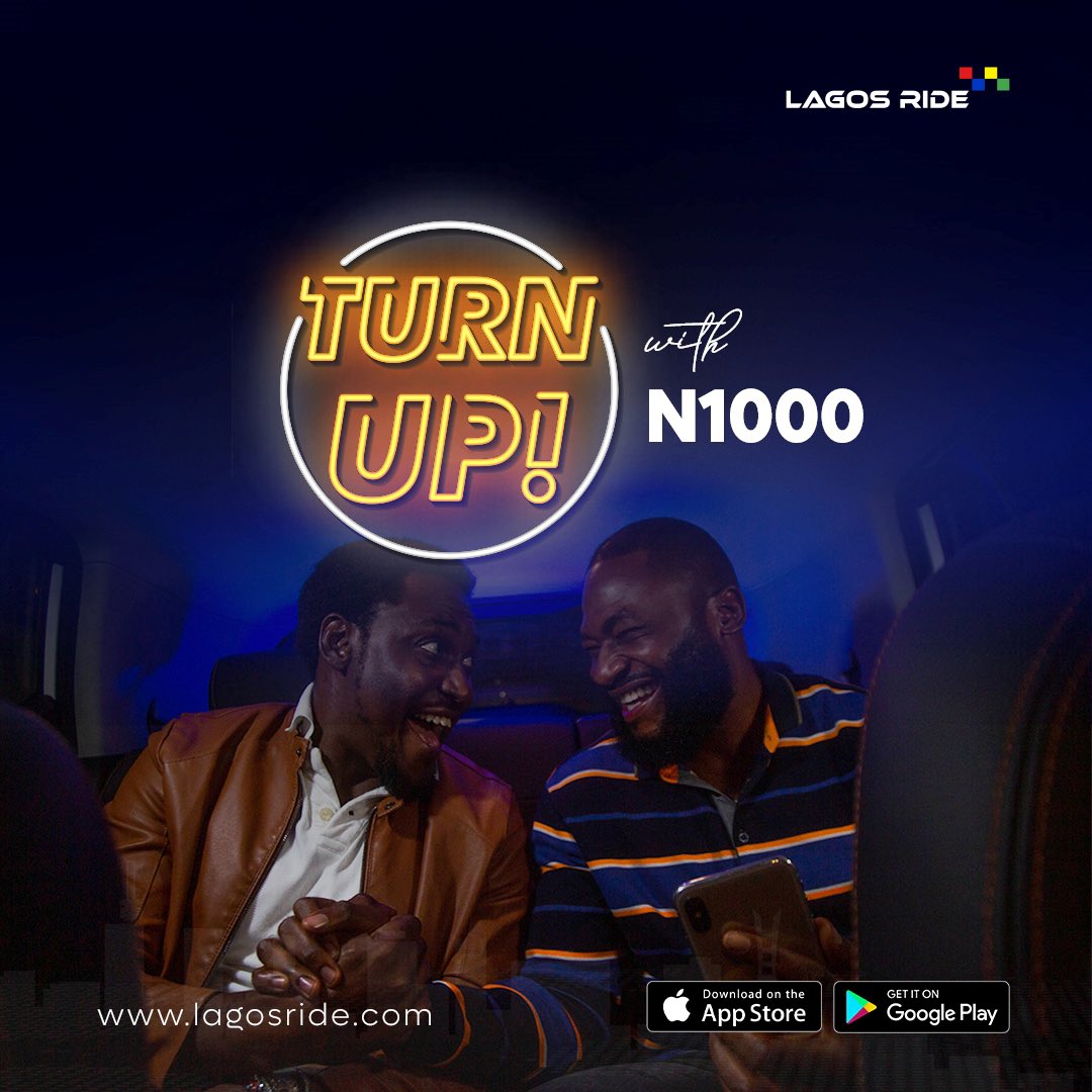 LagrideNigeria's tweet photo. Hanging out with your colleagues or friends on a Friday?
Use the LagosRide app on the island to anywhere on the island and get N1,000 funded to your wallet! This only applies to first time users.
#turnupwithus #ridewithstyle
#lagosridefeatures #transportationinlagos #lagosride https://t.co/56Imd8cUgE
