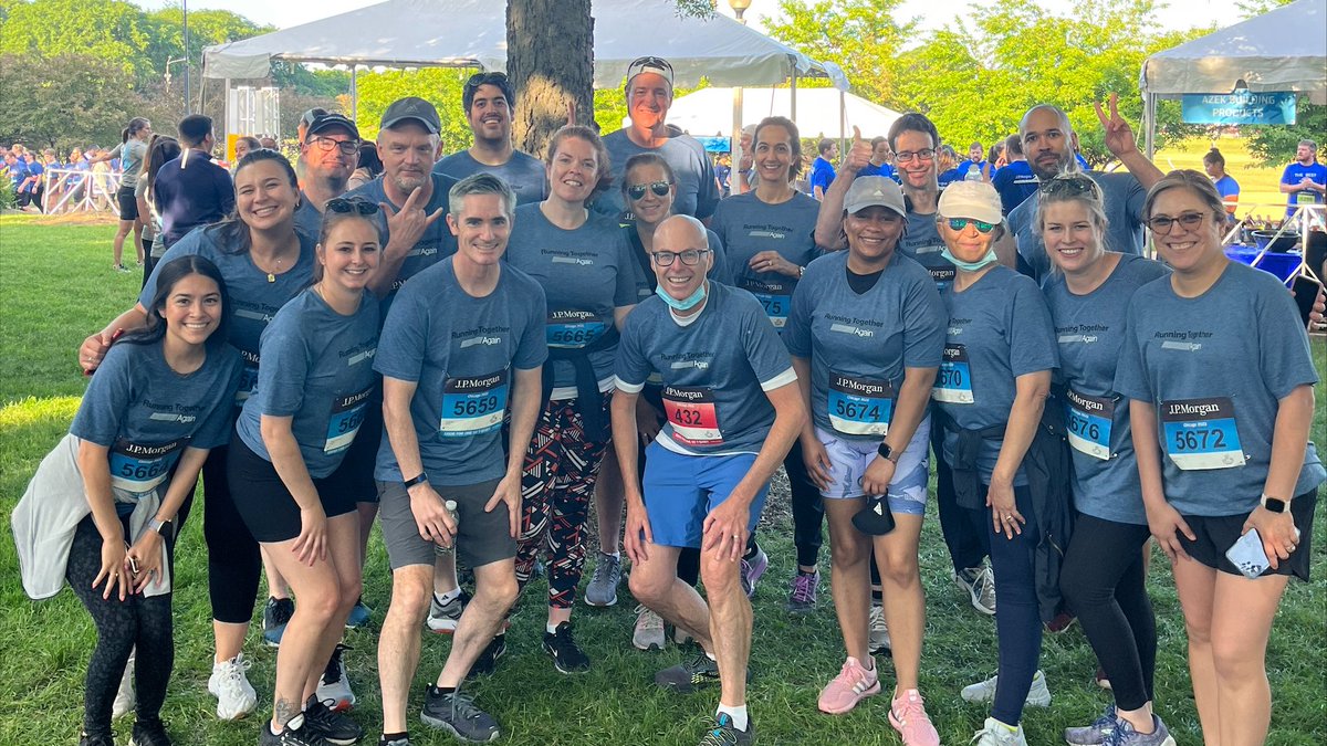 Camaraderie is alive and well! Eicoff had a great time at the #jpmcc in Chicago last night--perfect weather and even better being together again. See you next year! #CorporateChallenge #TeamBonding #WeLoveOurTeam