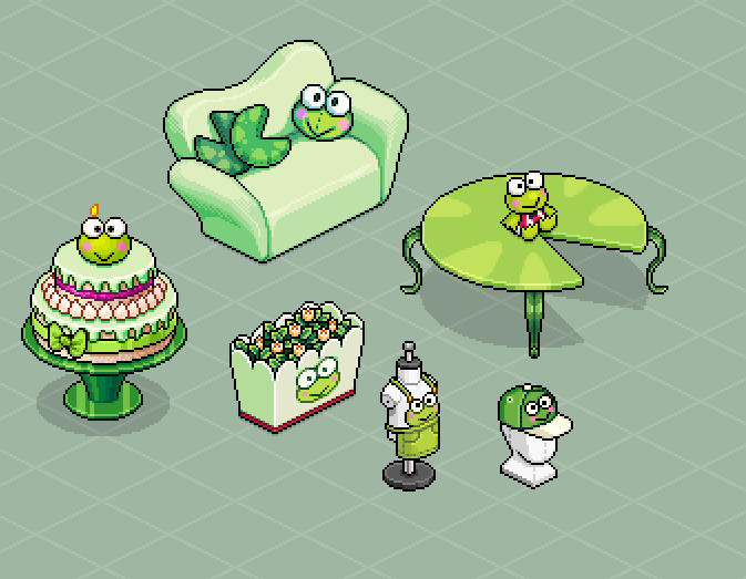 Puhekupla's tweet photo. 🔴 New Keroppi Furni Found!
https://t.co/OFbdGvFC5r

#Habbo https://t.co/VdkIGINieZ