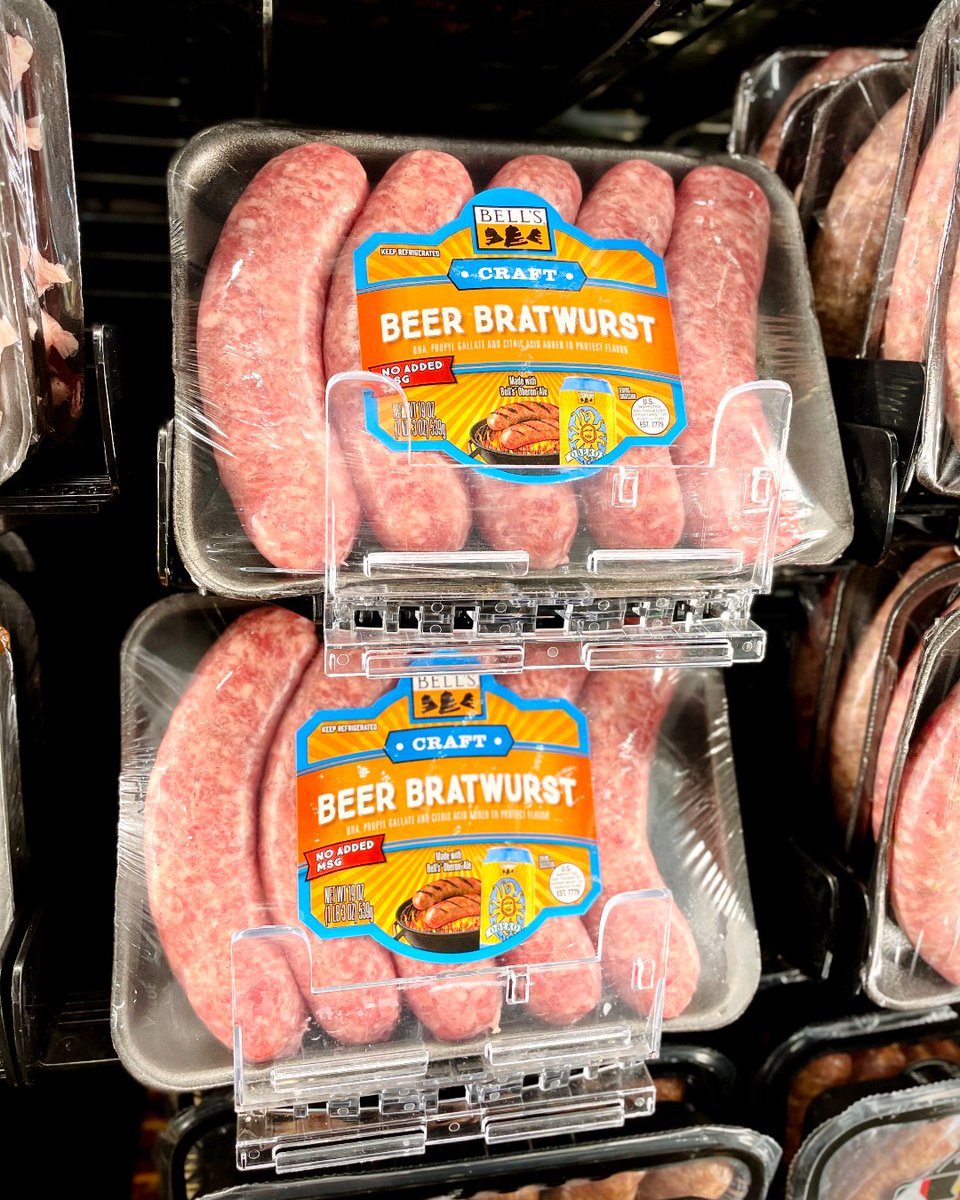 Looking for something to switch up your backyard BBQs this summer? ☀️Try Bell's Oberon Beer Bratwurst made with real Oberon Ales 🌭🍺

Fire up the grill and grab all your summer essentials at the market! 🔥#WoodwardCornerMarket