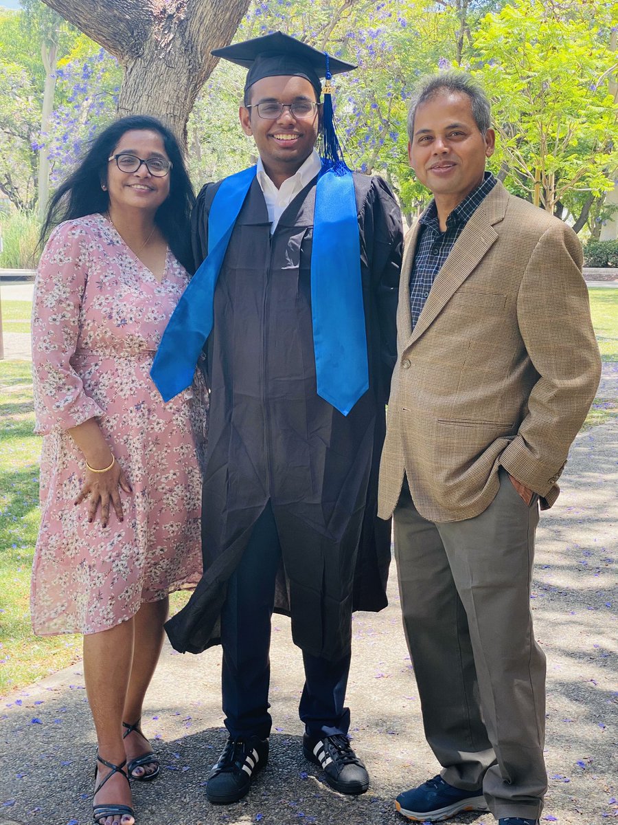 Congratulations Caltech 2022 grad. Anish- We are so proud of you #Caltech2022