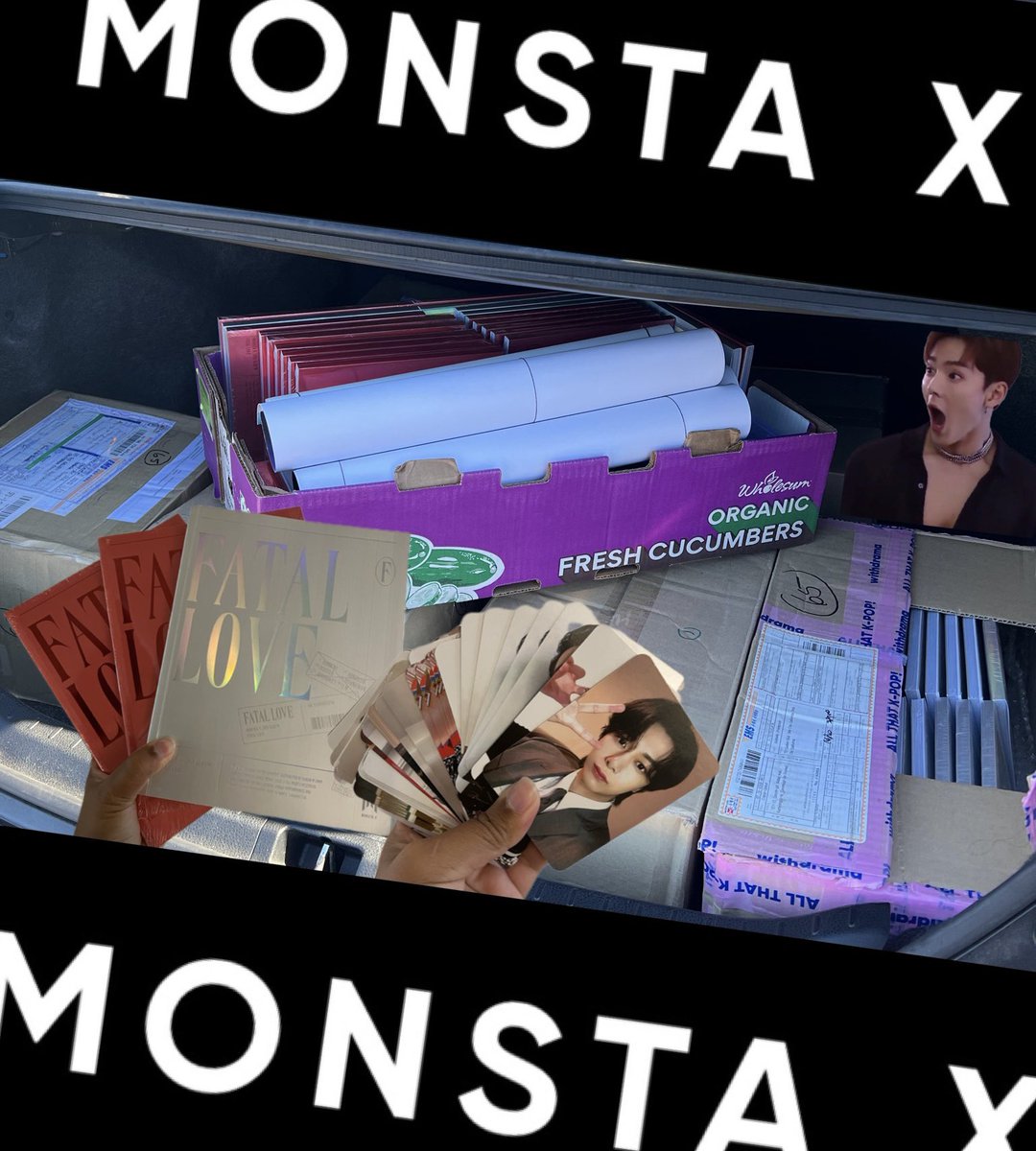 MONBEBE in LA!

So uh, the back of my car is packed with albums, PCs & posters (it’s not even all of it in the photo 😂)to be given away for FREE @ the Forum before the concert on 6/11 

More info to come. Pls spread the word~

#MONSTA_X #MONSTAX
#NOLIMITUSTOUR #MONSTAXinLA