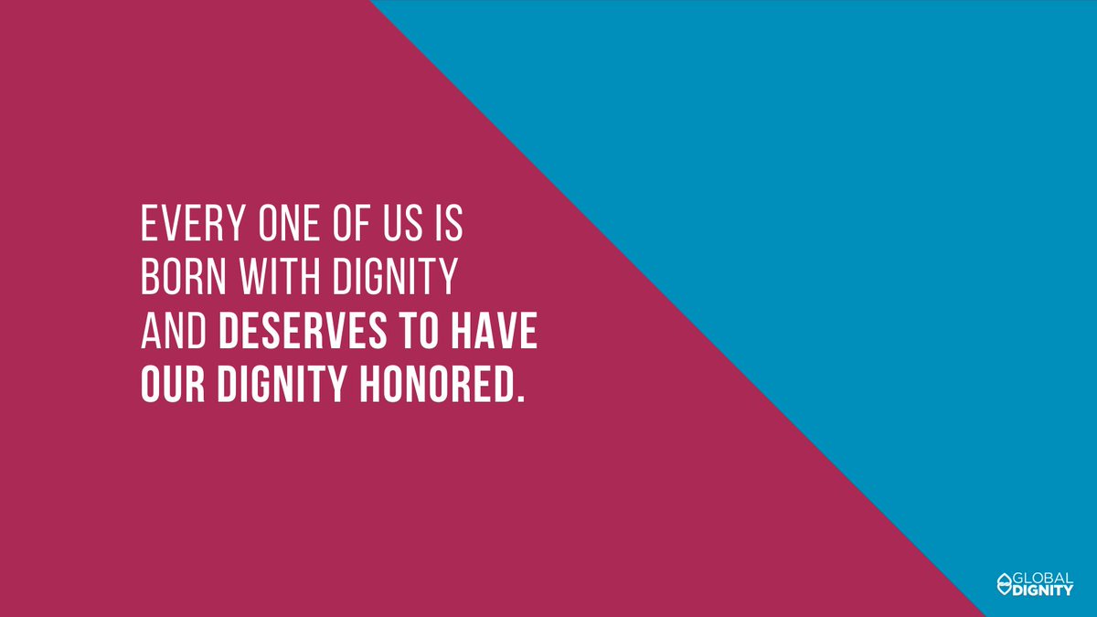 #DignityMatters #thisisdignity