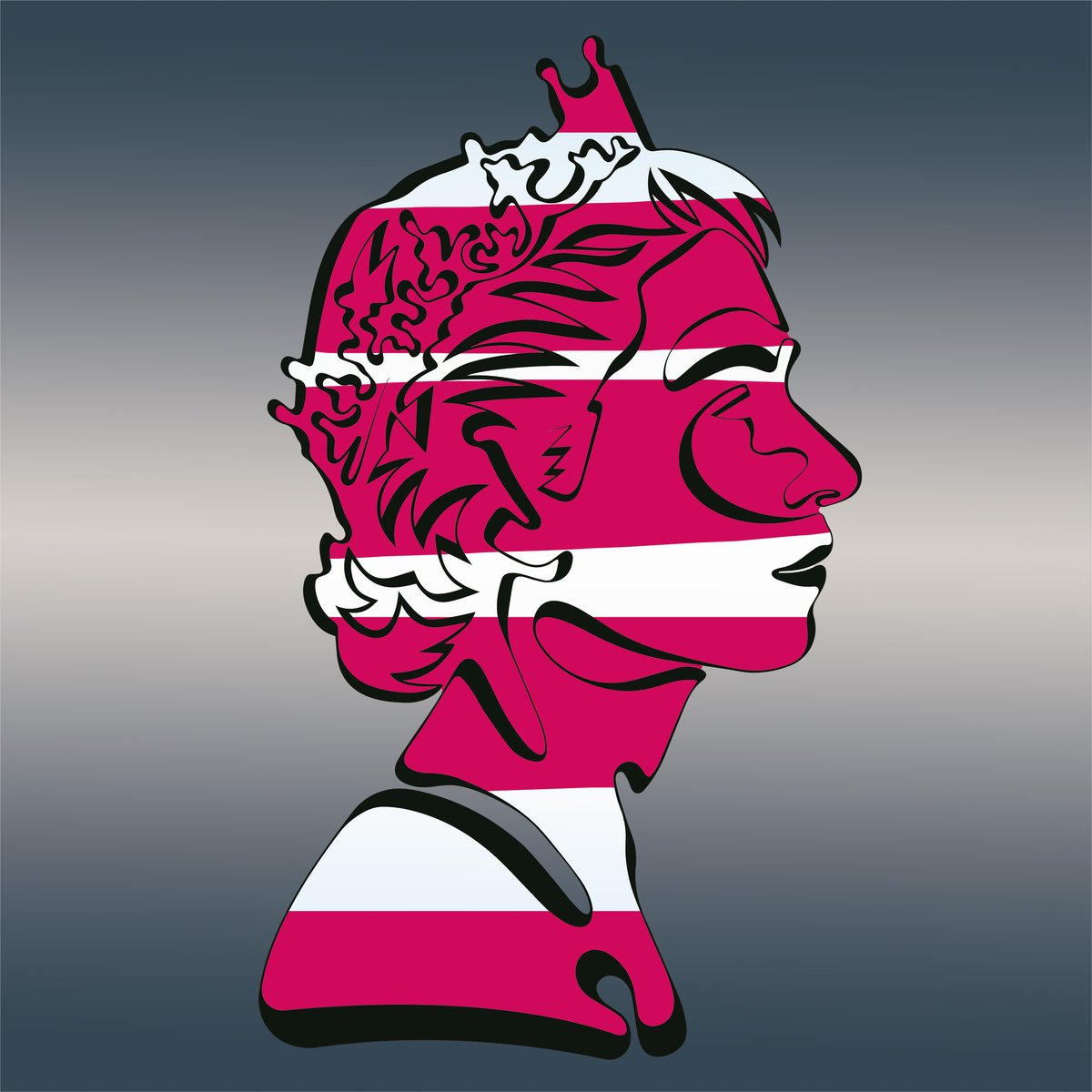 ART REVEAL 👀

Mark Andrew Webber is a linocut master who experiments with lines and geometry. His Art Save The Queen #NFT is perfection!

Will you be minting Her Majesty? 

#MintHerMajesty