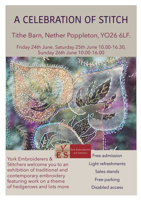 Hippystitch's tweet photo. Here's a detail shot of my #embroideredtree that will be at #YorkEmbroiderersandStitchers  #ACelebrationofStitch from 24-26 June 2022 at the Tithe Barn in #NetherPoppleton #York YO26 6LF.

https://t.co/qgzpwHqyOh

#embroideredart #textileart #textileartist #stitching #embroidery https://t.co/cKQGezswb7