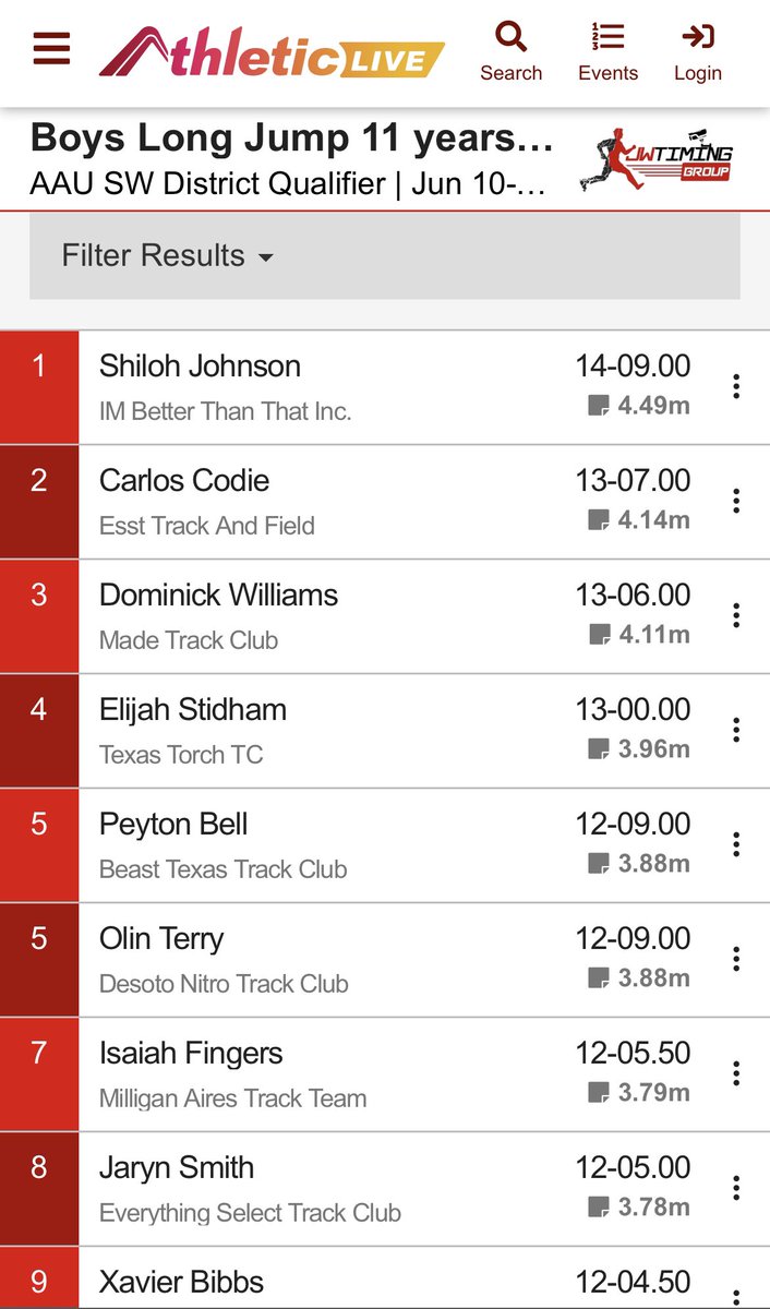 madetrackclub's tweet photo. My trackdogg DJ grabbed 🥉 in long jump today with only one day of practice ( first time doing long jump ) On to regionals he goes… Out of 16 athletes he he came 3rd & that’s clutch 🔥🤞🏿
#dominickwilliamsjr #madetrackclub #trackdog #aau
#jonikindred #madetrackclub #girlpower https://t.co/TI3EoWMZjz