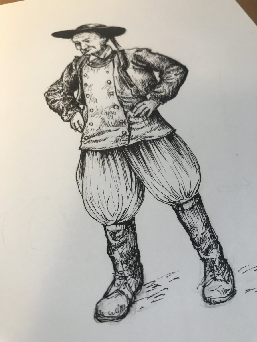 RiverbyNight's tweet photo. #Breton #Celtic man done in #ink. Looking through photos of #traditionalclothing and having a bit of fun.
,
#sketchbook #sketching #dailysketch https://t.co/4KDLXgMBGo