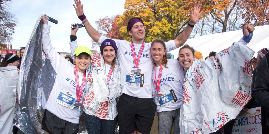 Have you been thinking about signing up for an 8k, half marathon, or full marathon? Could you use some accountability and camaraderie? 🙋🏽 🙋🏻‍♂️ 🙋🏼‍♀️ 
Join #TeamEE for the 2022 Philadelphia Marathon and let’s get training! 👟 👍🏼  >> docs.google.com/forms/d/e/1FAI…