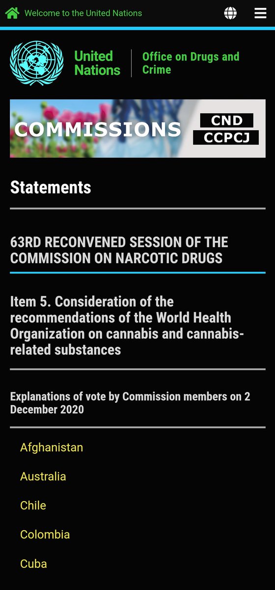 Ashiv5252's tweet photo. @UNODC Respected Team, I'm unable to download United States's statement of explanation of vote on 2 December 2020 regarding Item 5 of 63RD RECONVENED SESSION OF THE CND.

Would be grateful if you could share the document or email it on ashiv.choudhary@yahoo.in or fix theerror https://t.co/5S2PJxxp0u