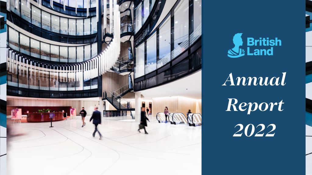 Today we’ve launched our 2022 Annual Report & Sustainability Accounts. Find out more about how we’ve progressed against our Campuses and Retail & Fulfilment strategy, our people highlights and outlook for the year ahead britishland.com/sites/british-… #CommitAndCollaborate