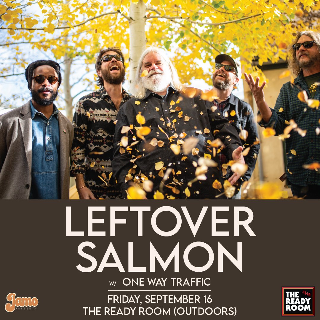 Tickets for @leftoversalmon w/ One Way Traffic at The Ready Room are on sale now!
&gt;&gt; bit.ly/3aJOs1W