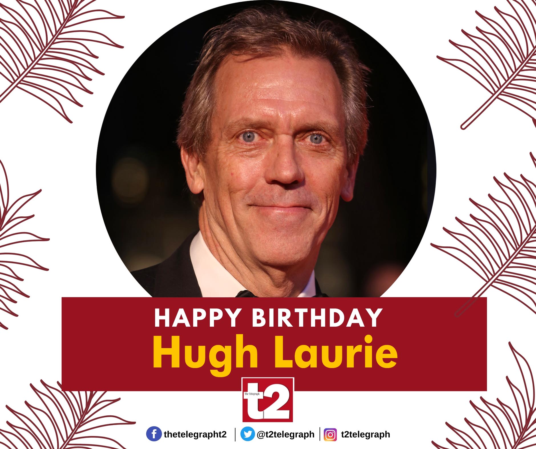 House wouldn\t have been the show it is if it wasn\t for his caustic wit. Happy birthday Hugh Laurie 