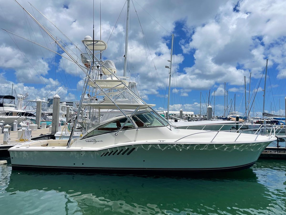 MacGregorYachts's tweet photo. New to Market - 41’ Albemarle 2006

“Miss Lauren” is a great fishing platform for family and friends and her seakeeping capabilities stand out in her class.

Contact Jimmy Werling to schedule a showing at (321) 223-2745.

https://t.co/jNLZ3wqtUu https://t.co/nGitRthrir