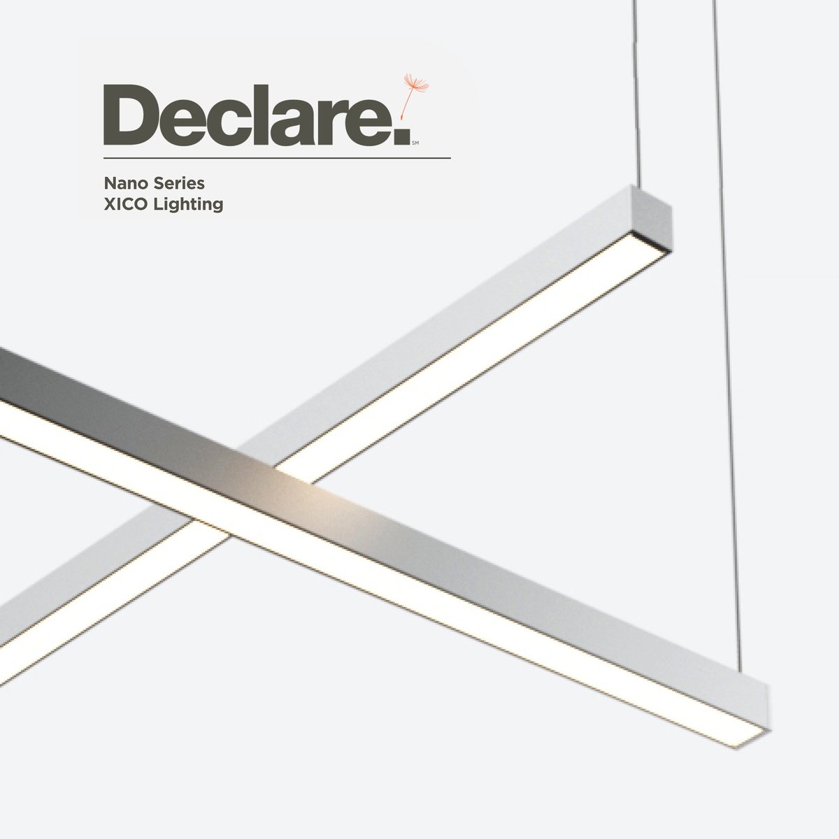 Nano Series has obtained a Declare Label and is Red List Free with XICO's commitment to product ingredient transparency. Our fixtures contain none of the harmful red-listed chemicals, a critical tenet of our rigorous design process. 
xicoled.com/products/nano/