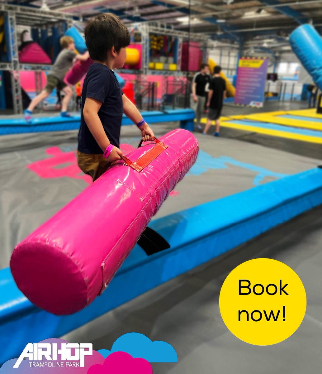 🙌It's the weekend ➡️ time to #jumpintohappy! 😁🤩🙃

🧒At 9am tomorrow and Sunday morning the #MiniHoppers are taking over the park.

Book now on airhop-bristol.com!