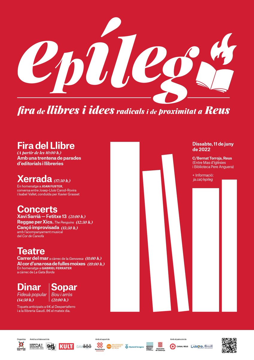 Demà glosarem a Reus!
<a href="/oifarri/">Ferriol Macip</a> <a href="/antoniveciana/">Antoni Veciana Ribes</a> <a href="/AleixMT/">Aleix</a> <a href="/GlosaalCamp/">ImproCant al Camp</a> <a href="/CasalDPF/">Casal Despertaferro!</a>