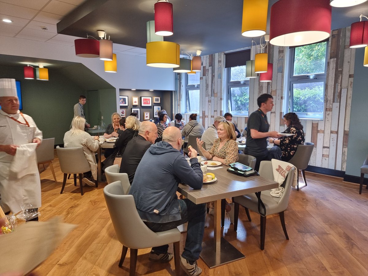 DYWEastRen's tweet photo. A big thanks to everyone who turned up to the Isobel Mair School employer brunch this morning, we really appreciate it and hope to make some new connections @IsobelMair  @EastRenCouncil @DYWWEST https://t.co/1RM2CTuuXz