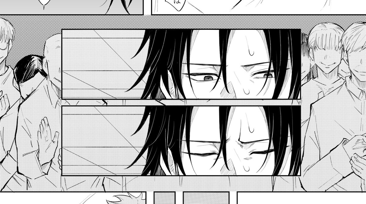 モブモブ
(夏虎←五 ※描き進めてたらなぜかこうなった/ 羂虎進捗〜)
before←→after 